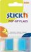 Stick'n Index tabs - 45x25mm - Blauw - Rechthoekig - 50 tabs