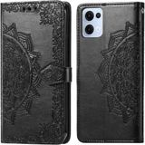 imoshion Hoesje - Geschikt voor Oppo Reno 13 - Mandala Bookcase - Zwart