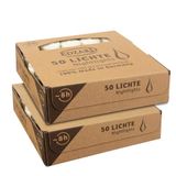 EDZARD Set van 100 witte theelichtjes