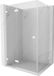 Mexen Lunar cabine de douche porte battante gauche 85 x 80 cm, transparent, blanc
