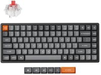 Keychron K2 Max Universeel Mechanisch Toetsenbord 75% QWERTY USB + RF Wireless + Bluetooth Zwart, Grijs