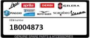 Piaggio Stuurset, voor, gegrond, 1B004873