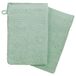 Atmosphera Gant de toilette - 2 Pièces - 15 x 21 cm - Coton - Vert céladon