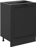 Vicco Keukenonderkast R-Line, Antraciet landelijk/Antraciet, 60 cm