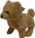 Jouets interactifs en peluche pour chien, couleur cuivre, avec son