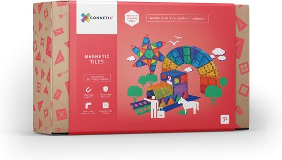 Connetix - Mega Pack 212 stuks - magnetisch constructiespeelgoed