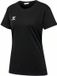 hummel Femme T-shirt Col rond Logo brodé Coupe regular T-shirt de sport basique