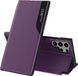 Techsuit Hoesje geschikt voor Samsung Galaxy S24 Ultra - eFold Book Case - Paars