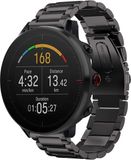 Strap-it Polar Grit X stalen band - zwart