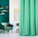 Eurofirany 388728 Sheer Polyester Grommet Curtain Green 1400x2500mm