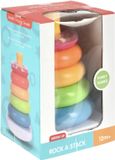 Fisher-Price Rock A Stack Stapeltoren Rood Oranje Geel Groen Blauw Wit