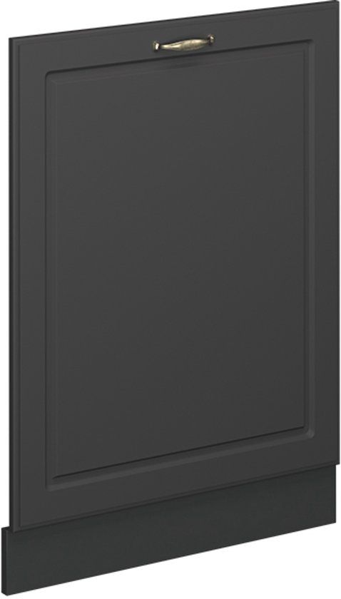 Vicco Fame-Line Vaatwasserfrontpaneel – 60 cm zonder werkblad Anthrazit-Gold Landhaus