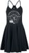 Volbeat Skull Wings Dames Midi-jurk - zwart - M