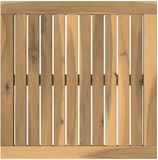 vidaXL Tafelblad Rechthoekig Massief Acacia Hout Wit 48,5 x 49 x 2 cm