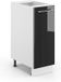 Vicco Fame-Line Armoire de pharmacie – 30 cm sans plan de travail Anthracite Brillant