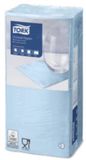 Tork Cocktailservet Lichtblauw, 1/4-vouw 2-laags, 24 x 24 cm, 12 x 200 servetten, 477837