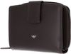 Golden Head Leren portemonnee Polo RFID Protect Kombischeintasche mit Riegel 1438 Dunkelbraun donkerbruin