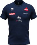Errea ERREÀ SPORT S.p.A. T-shirt Frankrijk Coven 2026/27 Blauw Melange Maat S
