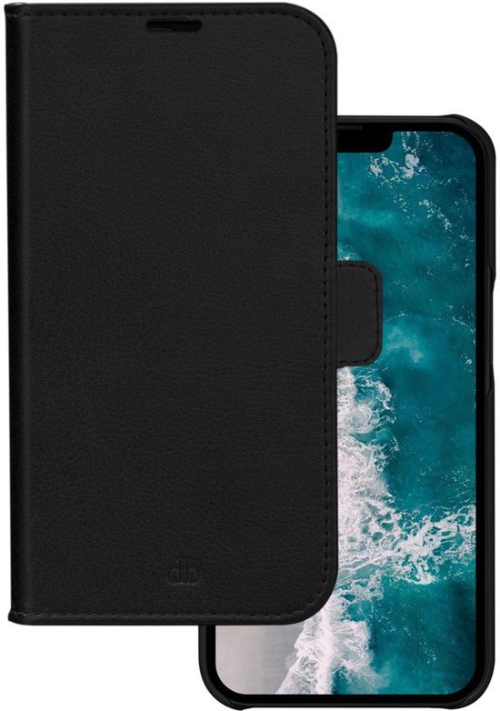 Dbramante1928 Stockholm Book Case voor Apple iPhone 14 - Zwart