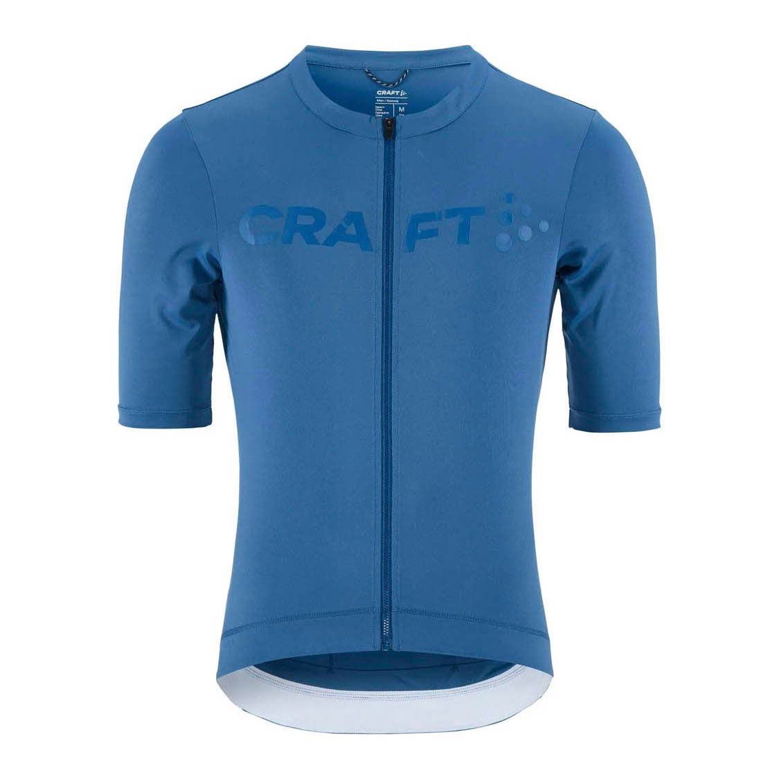 Craft Endur Logo Jersey Heren Fietsshirt - Blauw - Maat M