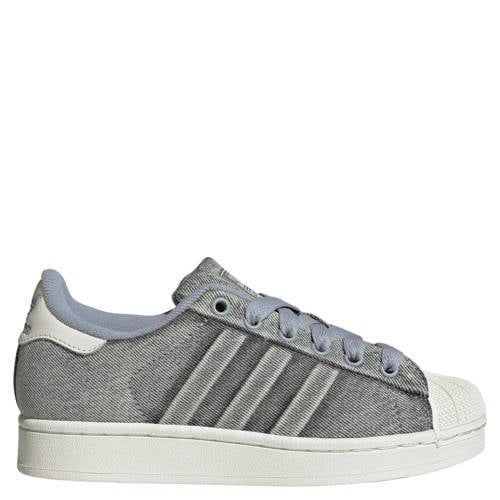 adidas Originals Superstar II denim sneakers grijs