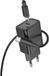 HOCO - Universele adapter - Oplader USB-C + kabel USB-C - Snellader - 30W - 1 meter - Zwart