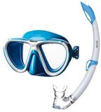 Seac Set Bella Color - Snorkelset met duikbril en snorkel voor kids - Lichtblauw