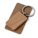 Mopec MW5 Sleutelhanger van hout, rechthoekig, 3 x 5,2 cm, meerkleurig