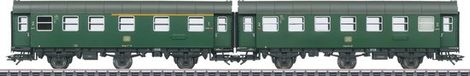 Märklin Paar personenrijtuigen Schaal H0 Wisselstroom Analoog III (3) Duitsland groen Metaal Kunststof 43175