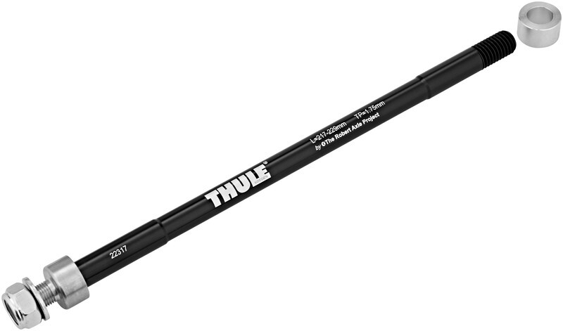 Thule Thru Axle voor Maxle/Fatbike 217/229 mm zwart/zilver 2018 Aanhanger accessoires