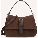 Furla Schoudertassen Furla Flow M Top Handle Bruin
