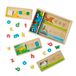 Melissa & Doug See & Spell Houten Educatief Speelgoed Met 8 Dubbelzijdige Spelling Boards en 64 Letters
