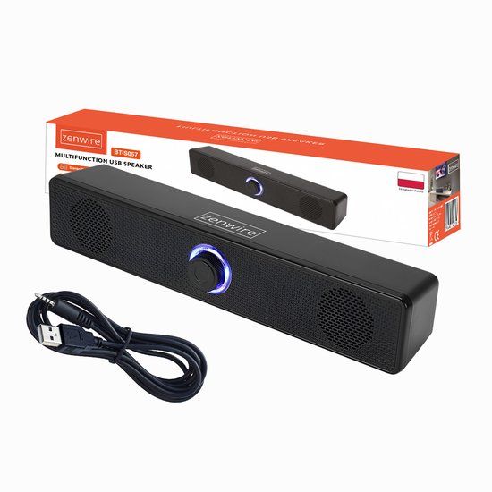 Zenwire Mini Soundbar BT-S057 Zwart