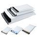 AiQInu 30 stuks plastic verzendenveloppen, enveloppen van kunststof, verzending, ondoorzichtig, verzending, express zakken, envelop, tas, wit