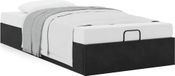 Maison Exclusive - Cadre de lit ottoman sans matelas noir 80x200 cm velours
