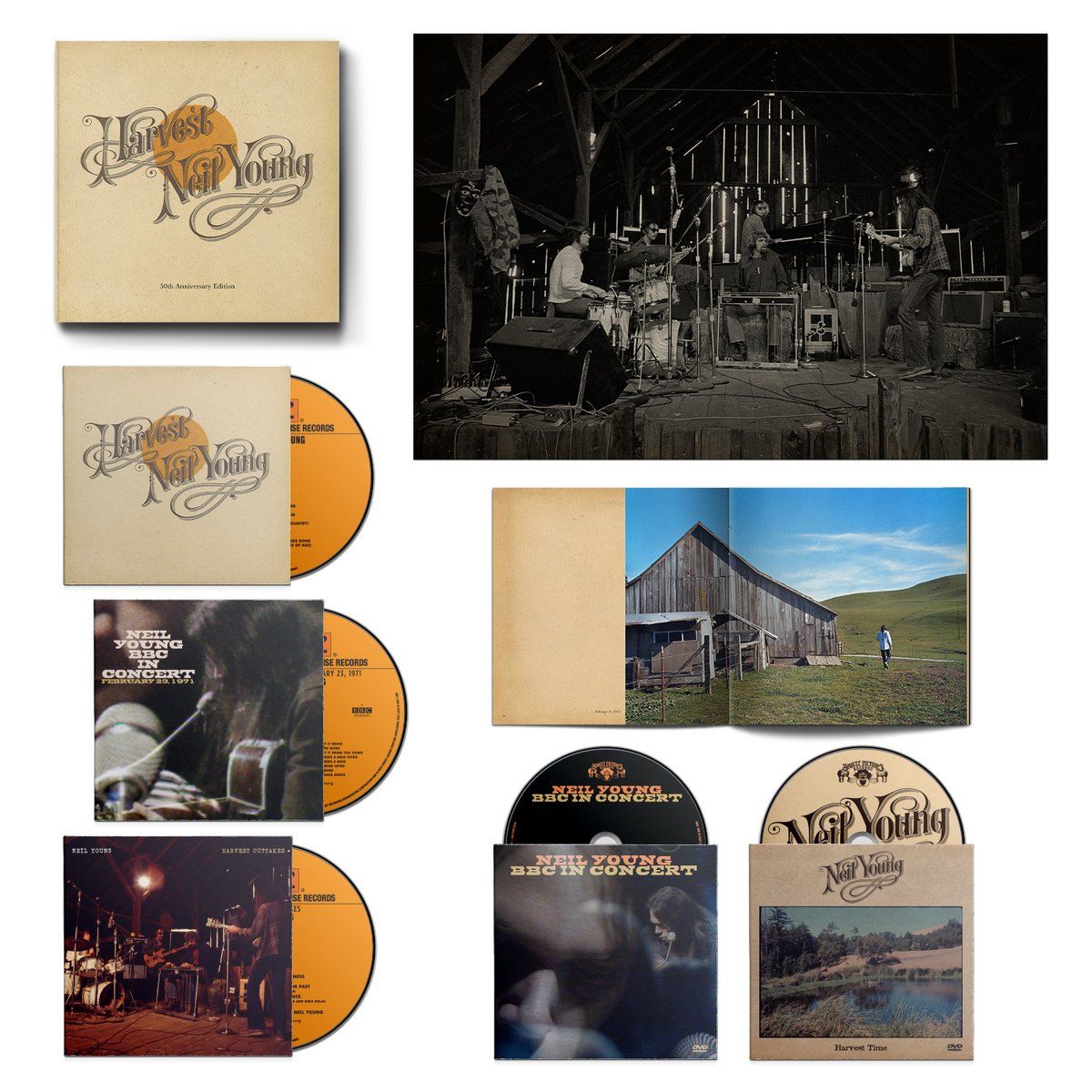 REPRISE Neil Young - Harvest (50th Anniversary Edition) (3CD+ 2 DVD)