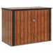 vidaXL Tuinopslagdoos Bruin Staal 151,5 x 82 x 110,5 cm