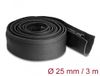 Manchon de câble Delock en néoprène flexible avec fermeture éclair 3 m x 100 mm noir