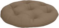 vidaXL Hangstoel Kussen VIANEN 100% Polyester Taupe Ø 45 x 10 cm