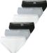 SCHIESSER Slip Set van 6 Zwart/grijs/wit