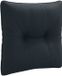 vidaXL Coussin de dossier PUTTEN 100% Polyester Bleu foncé 40 x 40 x 10 cm