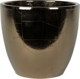Ter Steege Bloempot - Goud - Keramiek - 33 x 28 cm