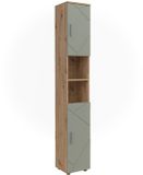 Vicco Irma Badkamerkast – 30 x 192 cm Saliegroen