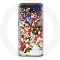 Maniacase Hoesje voor Samsung Galaxy A5 2016 One Piece Kerstdag Anime Manga