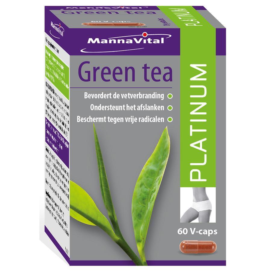 Mannavital Green Tea Platinum Capsules 60st