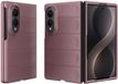Techsuit Hoesje geschikt voor Samsung Galaxy Z Fold 8 - Magic Shield Silicone Back Cover - Paars