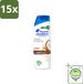 Head & Shoulders 15 x Anti-Roos Shampoo Intense Hydration met Kokosolie 285 ml