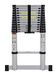 Telescoopladder Telescoopladder, vouwladder met softclose multifunctionele ladder, uitschuifbare aluminium ladder, telescopische ladder met softclosemechanisme, uittrekbare aluminium ladder met zijwieltjes (3,80 m)
