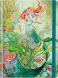Peter Pauper Mid Size notitieboek - Mermaid - met elastieksluiting - 16x21 cm