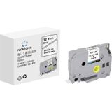 Renkforce RF-6027490 Noir sur blanc ruban d'étiquettes TZe